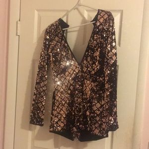 Sequin romper